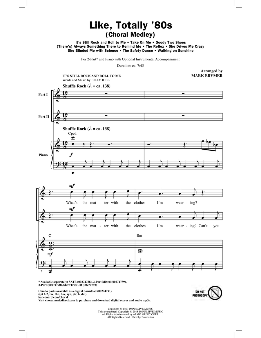 Like, Totally '80s (arr. Mark Brymer)