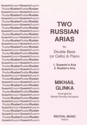 Two Russian Arias Db Or Vc & Pno