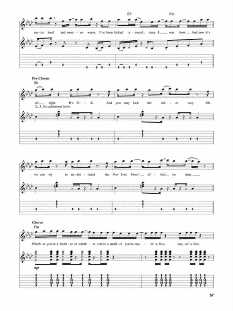 Disco Disco Electric Guitar scores gallery preview page 6