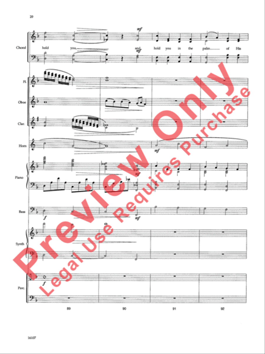 On Eagle's Wings On Eagle's Wings Choir scores gallery preview page 21