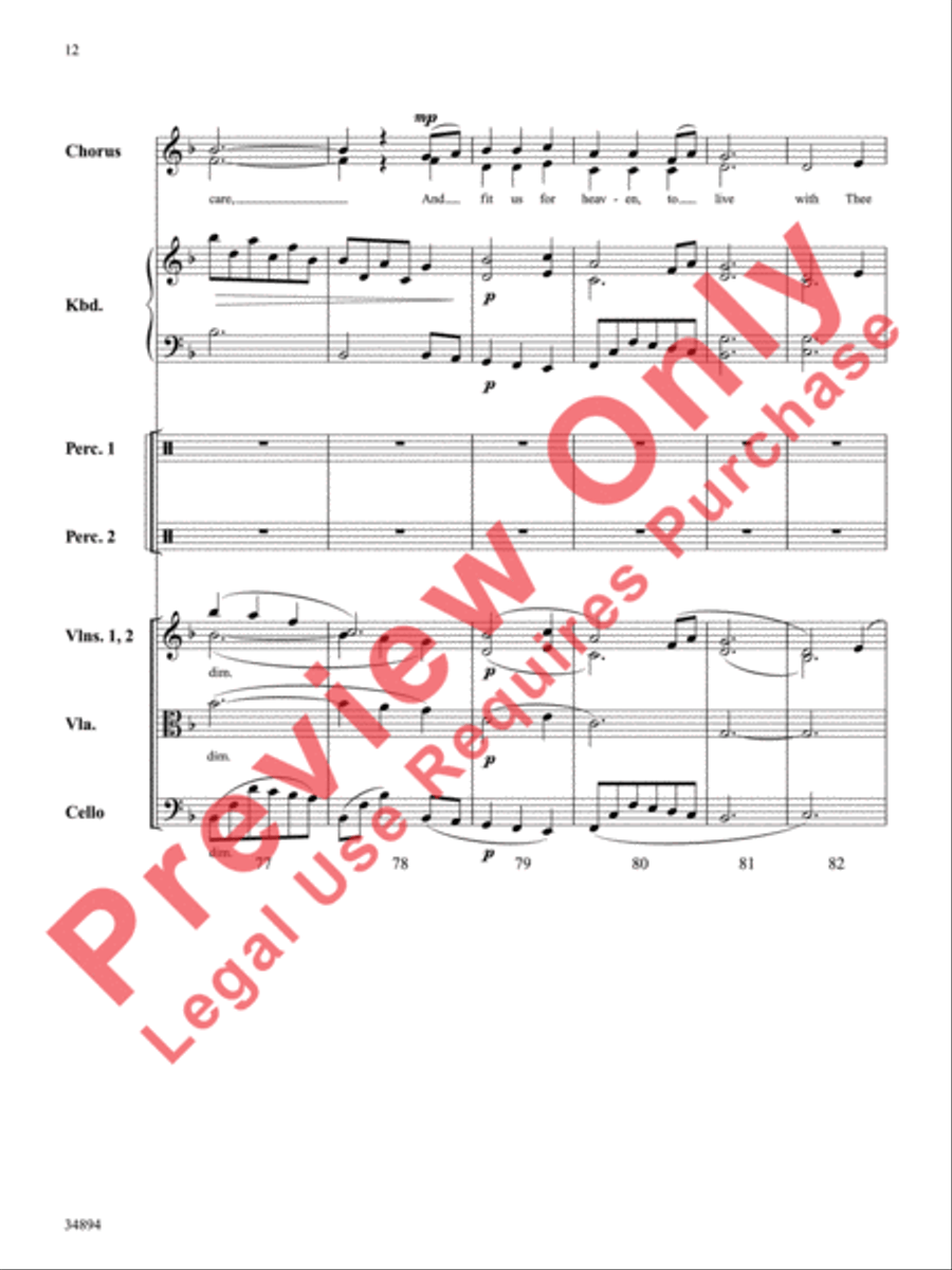 Bring a Torch Choir scores gallery preview page 13
