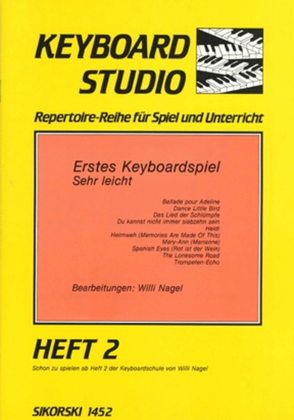 Book cover for Erstes Keyboardspiel - Sehr Leicht -heft 2-