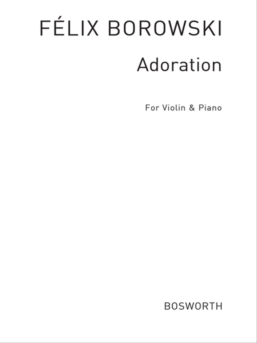 Adoration Violin Solo scores gallery preview page 1