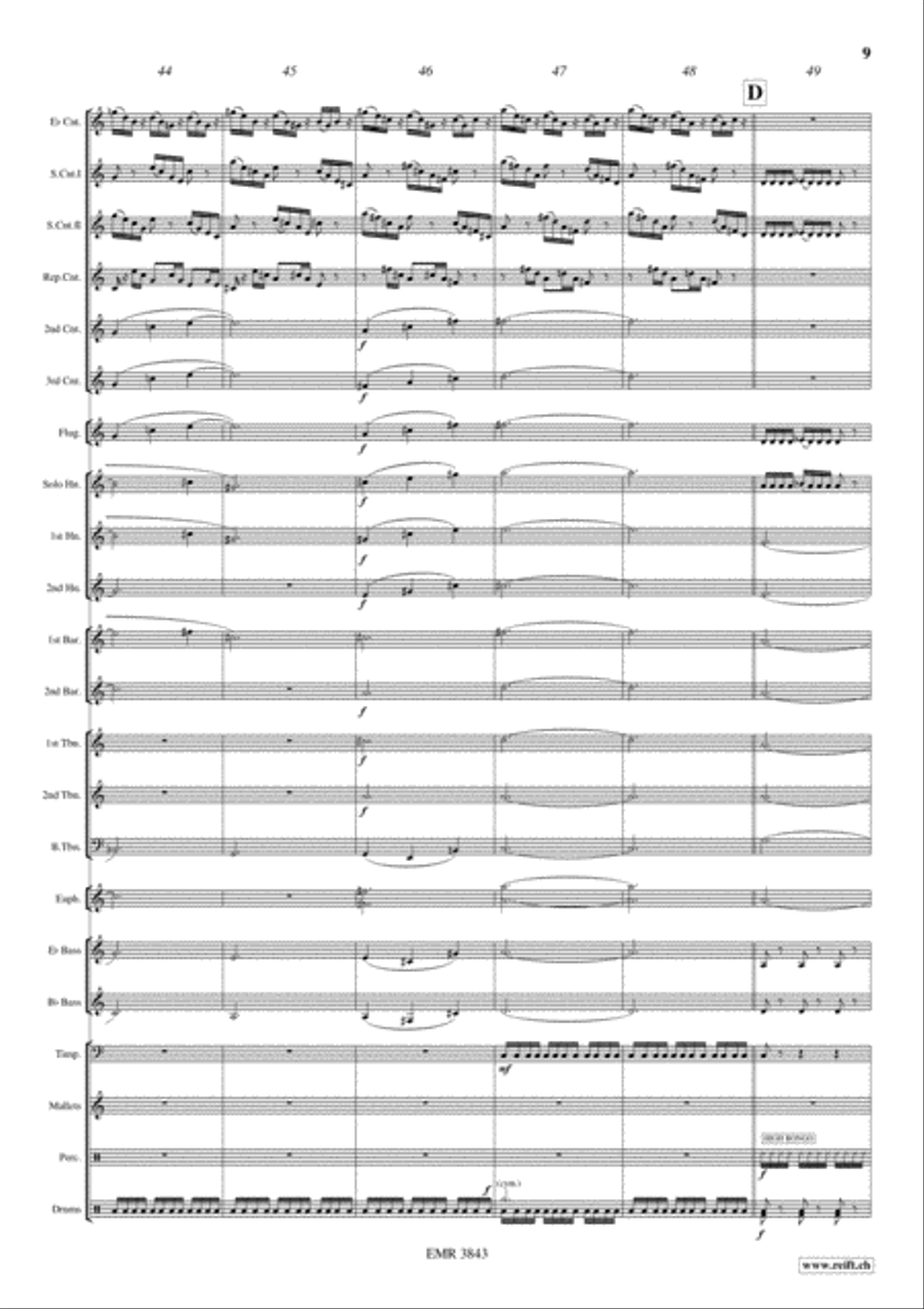 Spiderman Brass Band scores gallery preview page 10