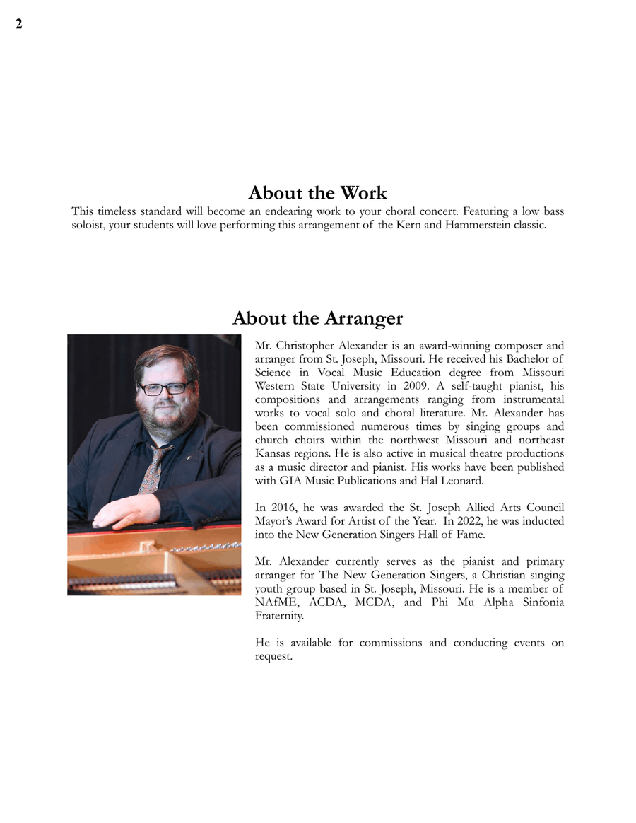 Ol' Man River 4-Part scores gallery preview page 2