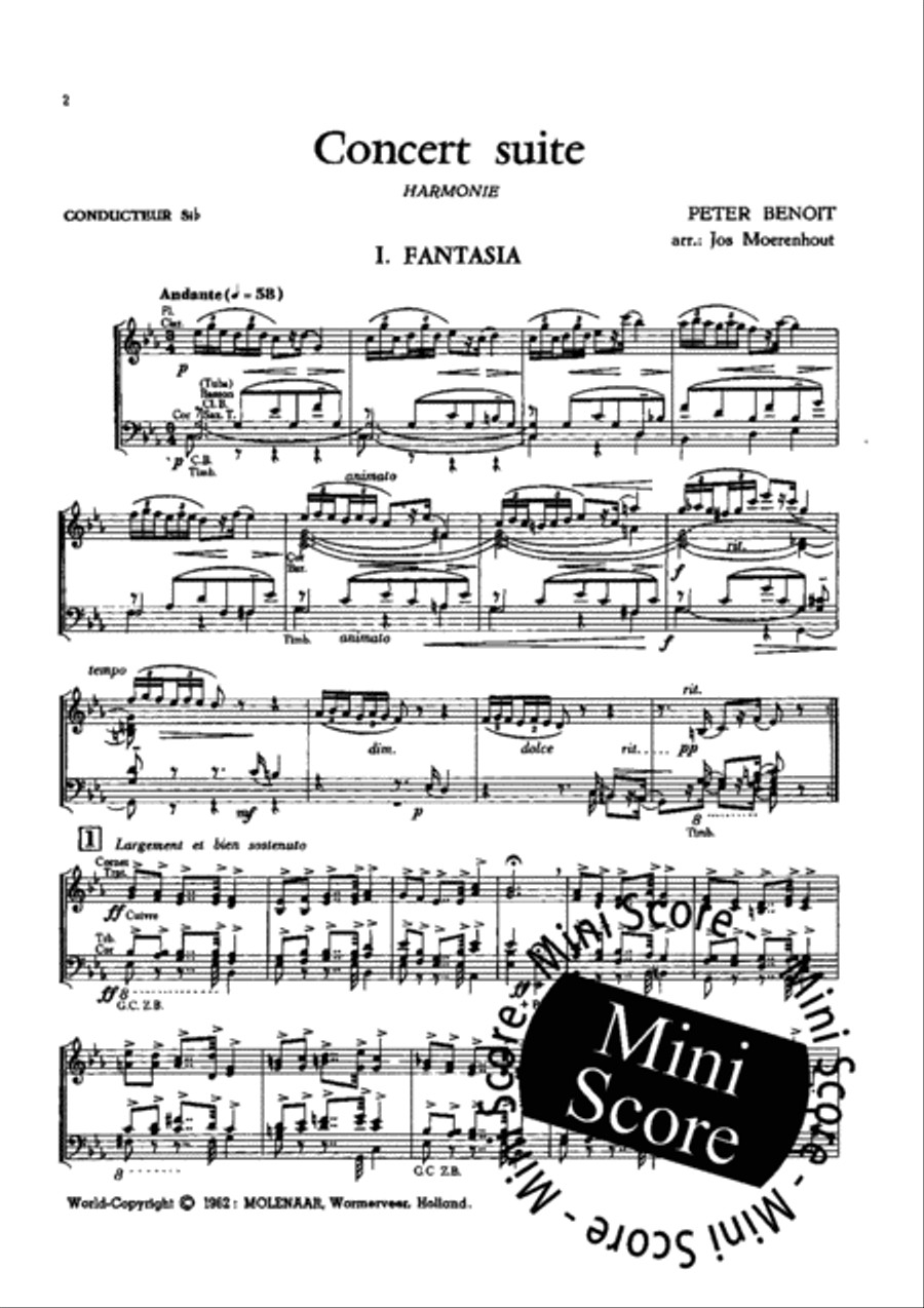 Fantasia from Concert Suite Concert Band scores gallery preview page 4
