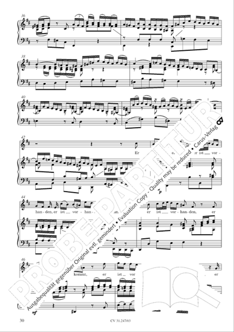 St. Mark Passion (Markus-Passion) 4-Part scores gallery preview page 31