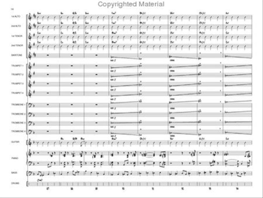 Pedal to the Metal Jazz Ensemble scores gallery preview page 13