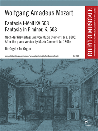 Fantasie f-Moll KV 608