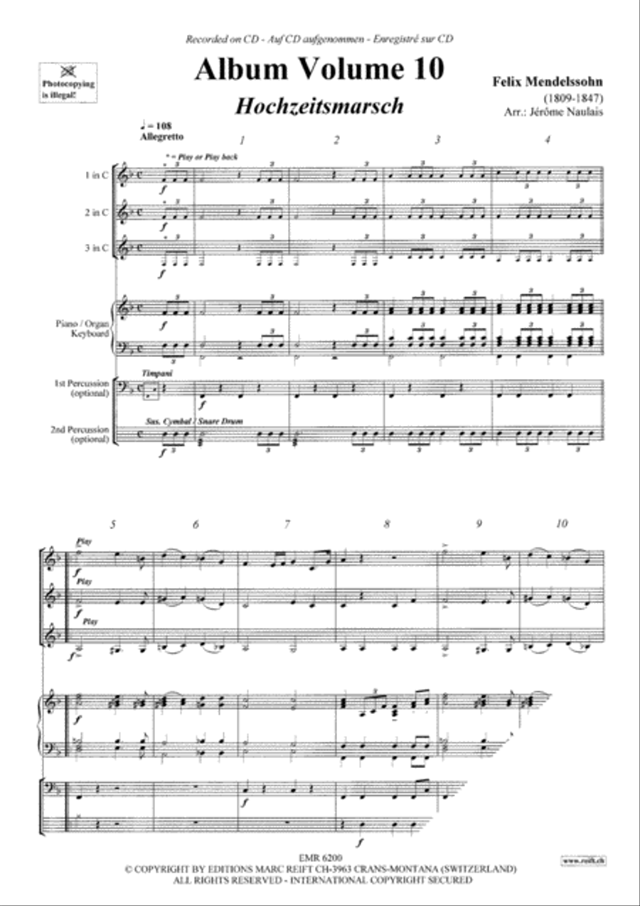 Album Volume 10 Trumpet Trio scores gallery preview page 4