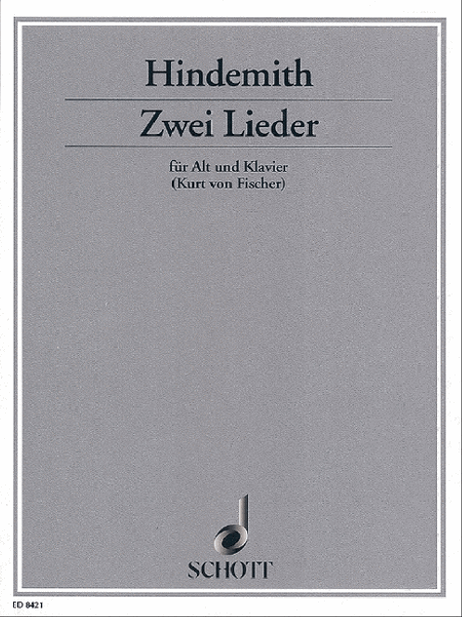 2 Lieder Voice scores gallery preview page 1