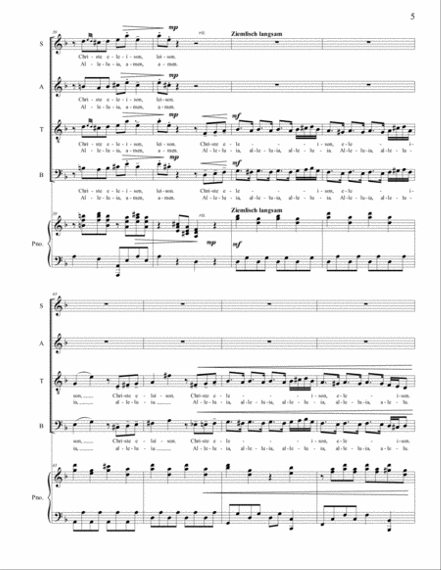 Kyrie (Alleluia!) Kyrie (Alleluia!) 4-Part scores gallery preview page 5