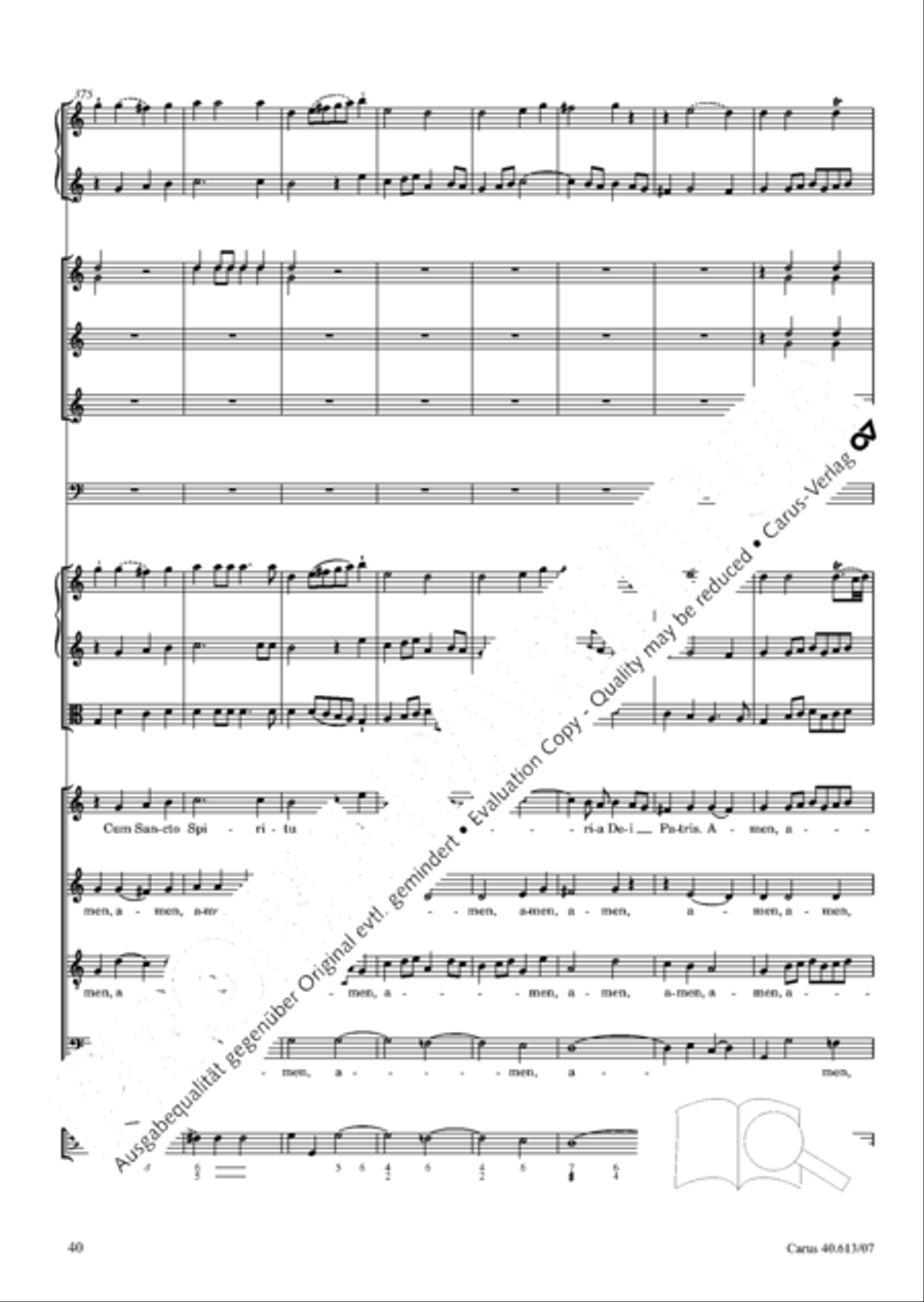 Mass in C (Missa in C) Mass in C (Missa in C) 4-Part scores gallery preview page 47