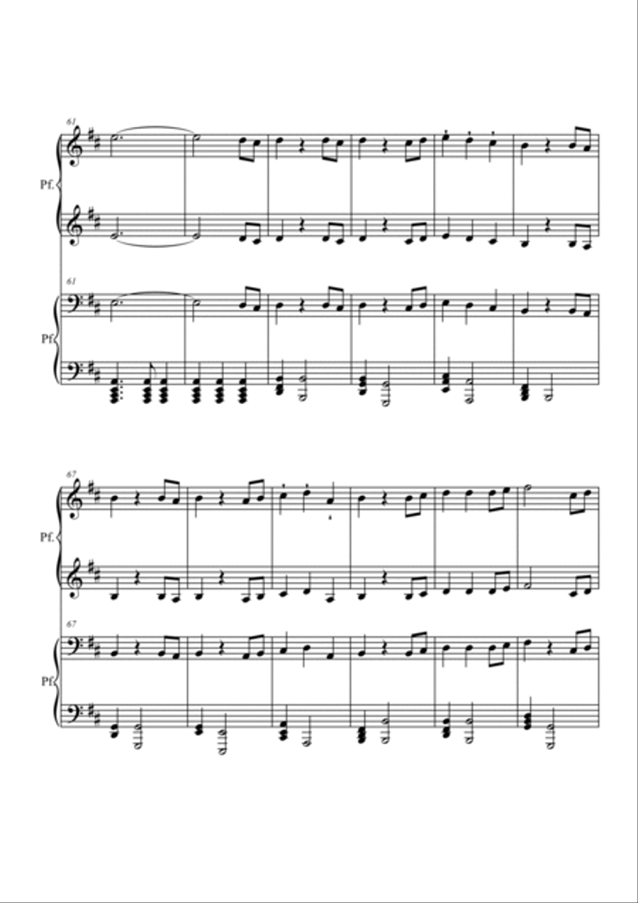 Videogame. Piano 4 hands Videogame. Piano 4 hands Piano Method scores gallery preview page 6