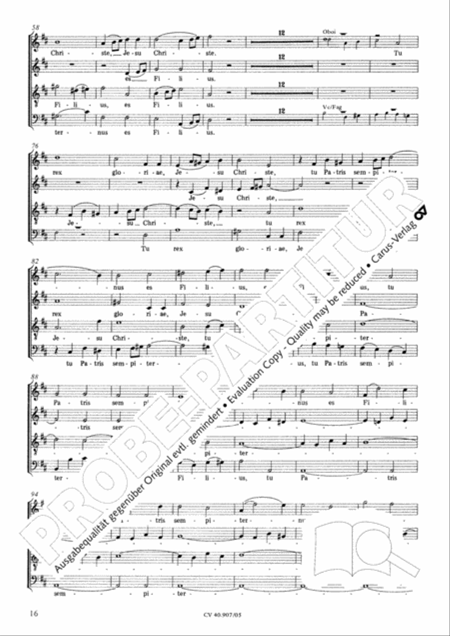 Te Deum 4-Part scores gallery preview page 17