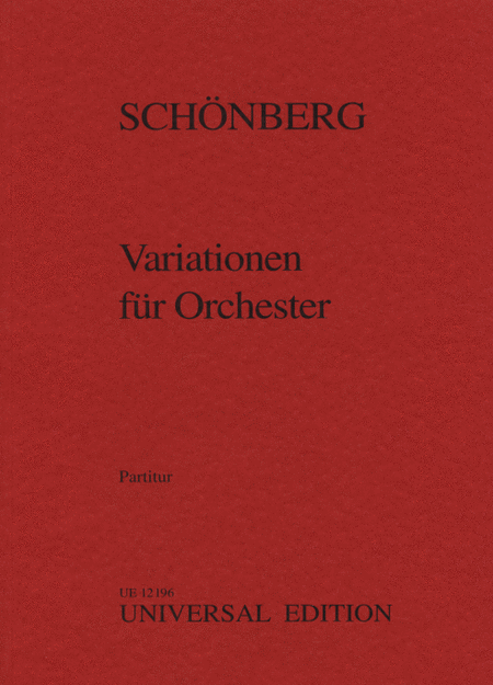 Variations for Orchestra, Op. 31