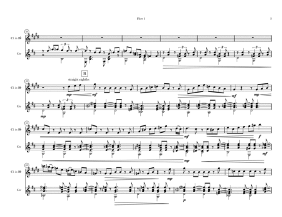 Wave Clarinet scores gallery preview page 4