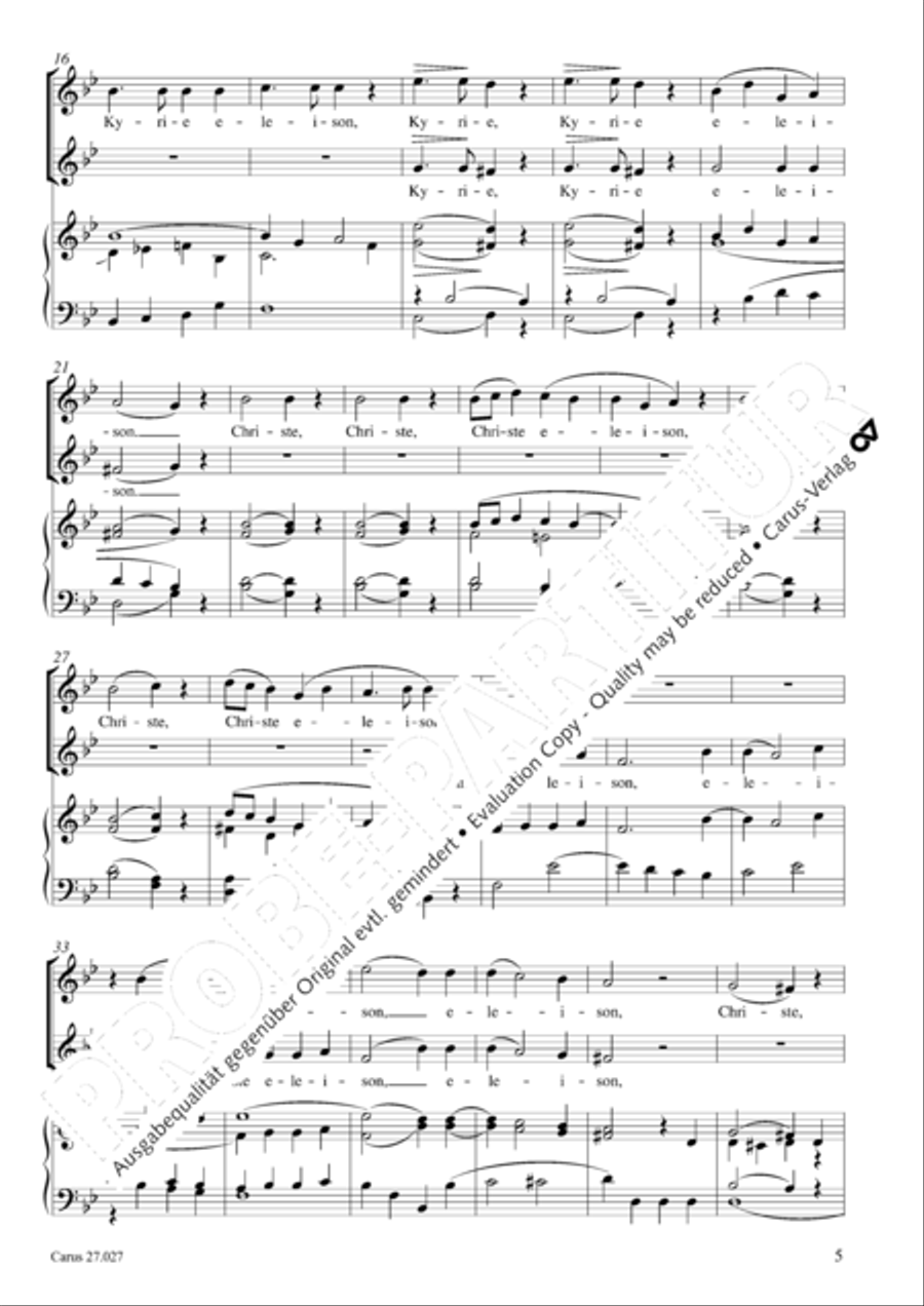 Messe breve Messe breve SA scores gallery preview page 6