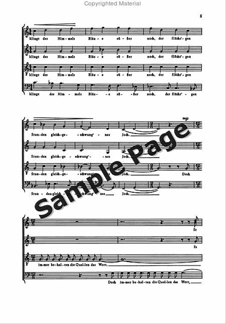 Moerike Choere 2 Ssatbb 4-Part scores gallery preview page 6