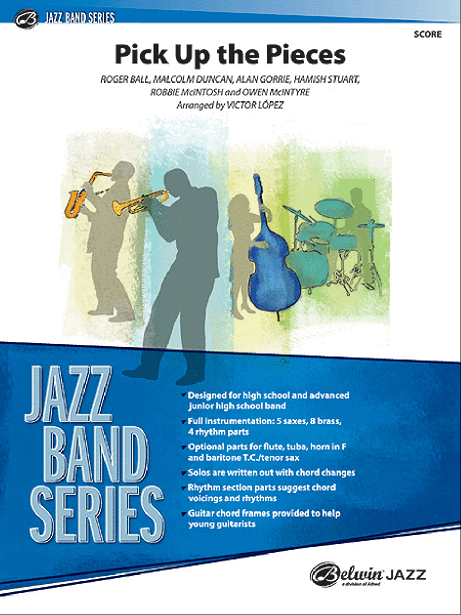 Pick Up the Pieces (score only) Jazz Ensemble scores gallery preview page 1