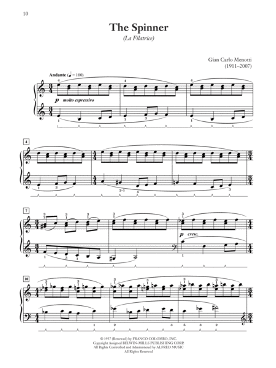 Poemetti Poemetti Piano Solo scores gallery preview page 6
