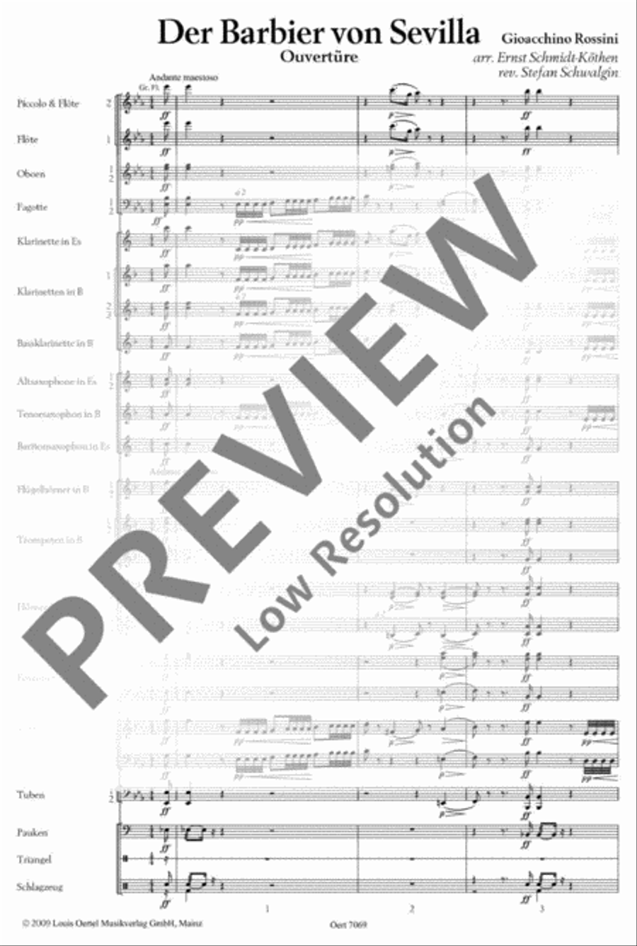 Der Barbier von Sevilla Der Barbier von Sevilla Concert Band scores gallery preview page 4
