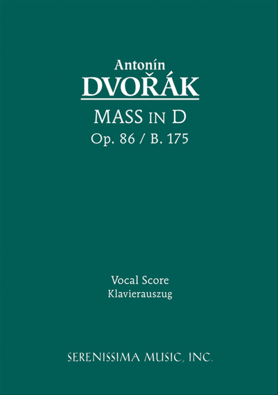 Mass in D major, Op.86 Choir scores gallery preview page 1