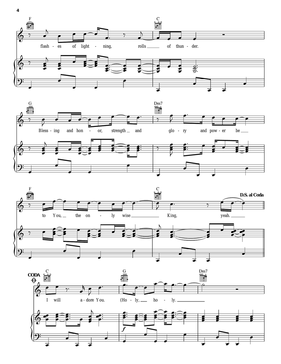 Revelation Song Revelation Song Guitar scores gallery preview page 4