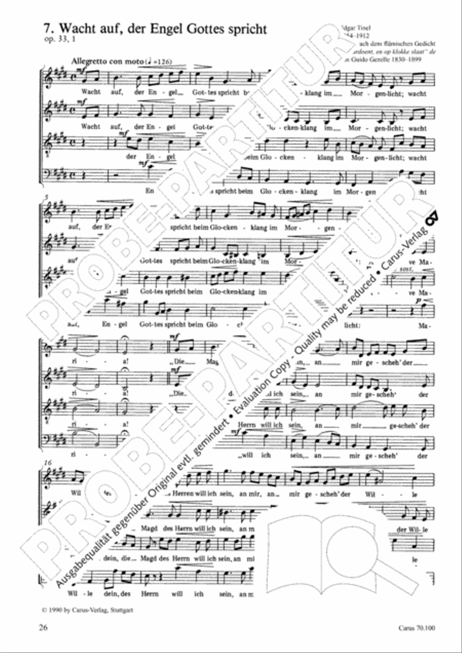 Geistliches Chorbuch der Romantik Choir scores gallery preview page 27