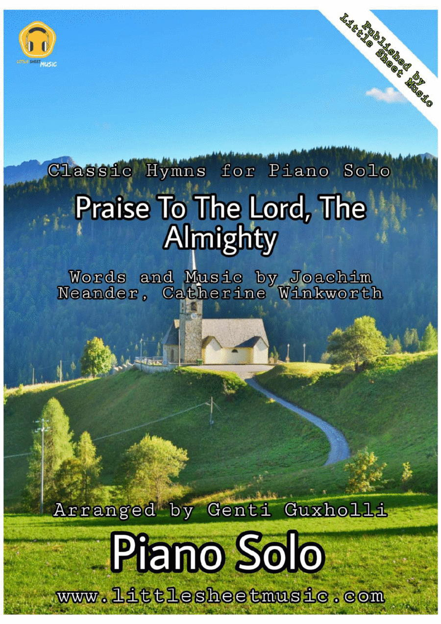 Praise To The Lord, The Almighty Piano Solo scores gallery preview page 1