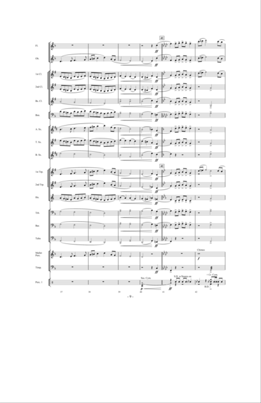 I'll Love My Love I'll Love My Love Concert Band scores gallery preview page 8
