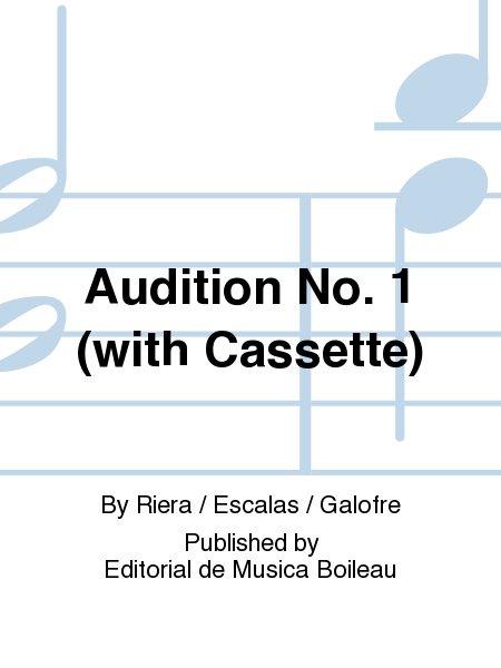 Audition No. 1 (with Cassette)