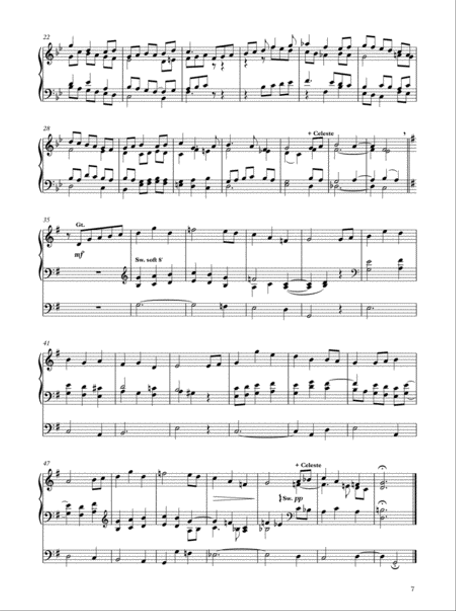 Oxford Service Music for Organ: Manuals and Pedals, Book 2 Organ scores gallery preview page 3