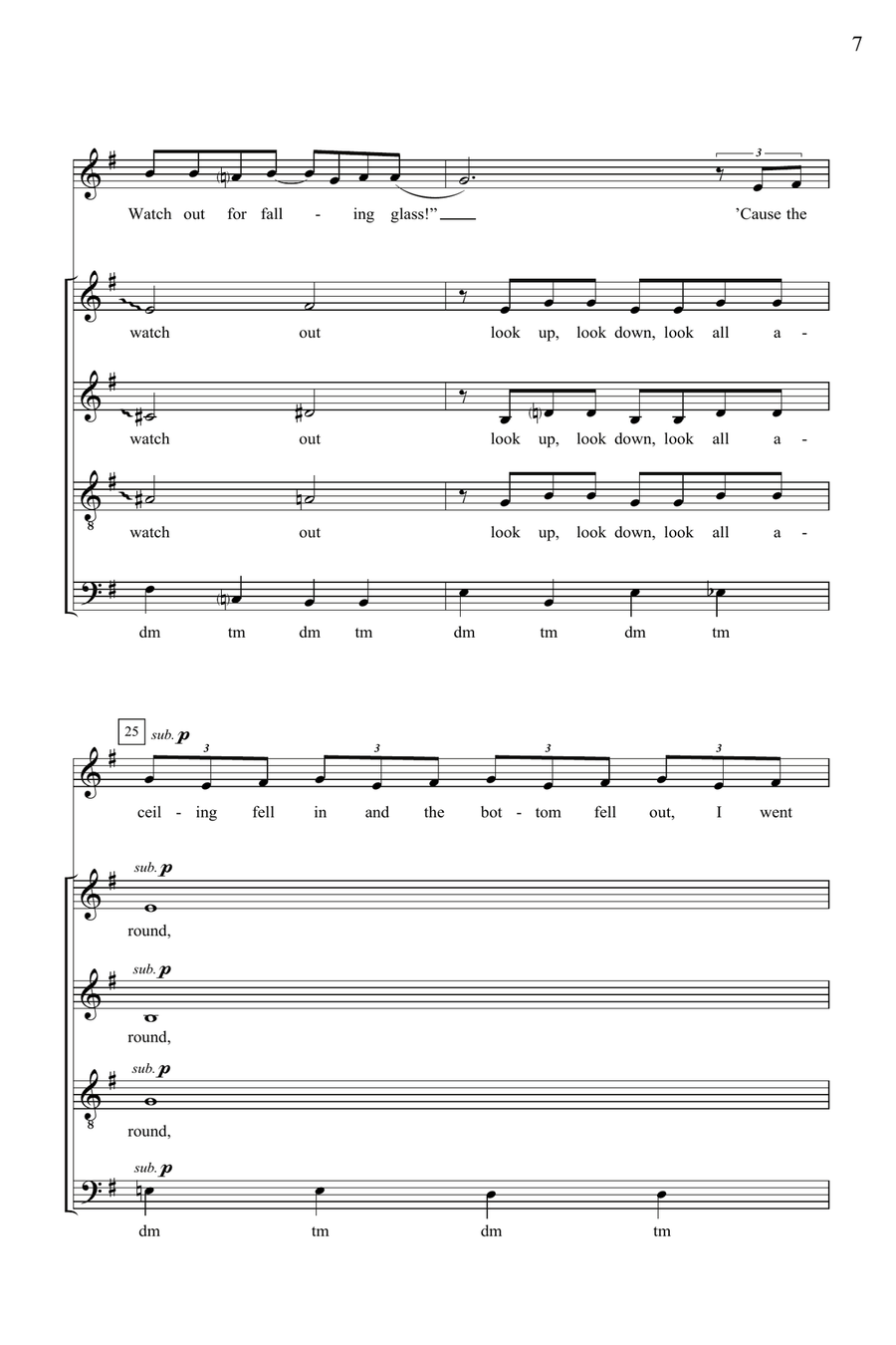 Orange Colored Sky Orange Colored Sky 4-Part scores gallery preview page 5