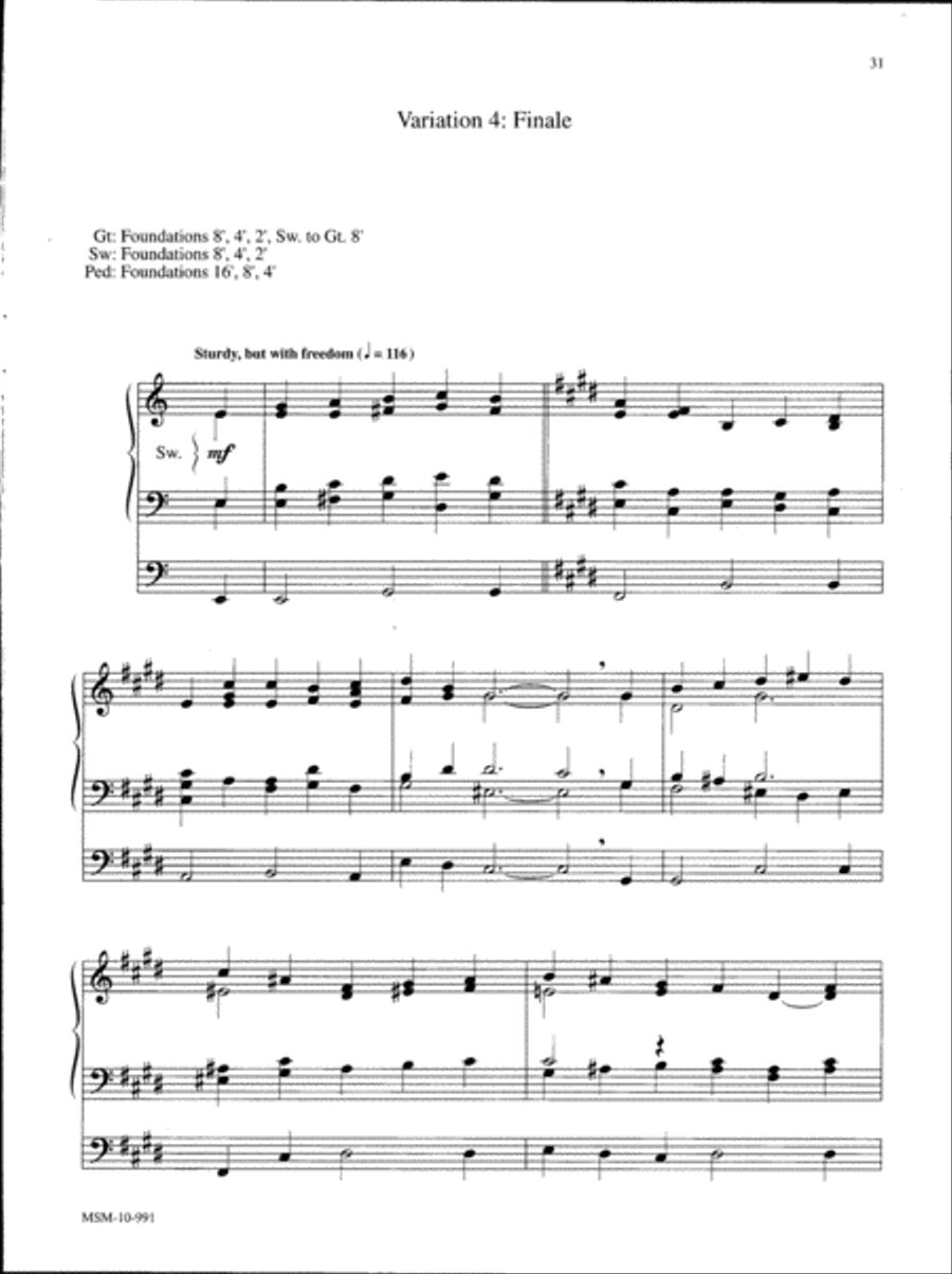 Marilyn Mason Music Library, Volume 2 Organ scores gallery preview page 11
