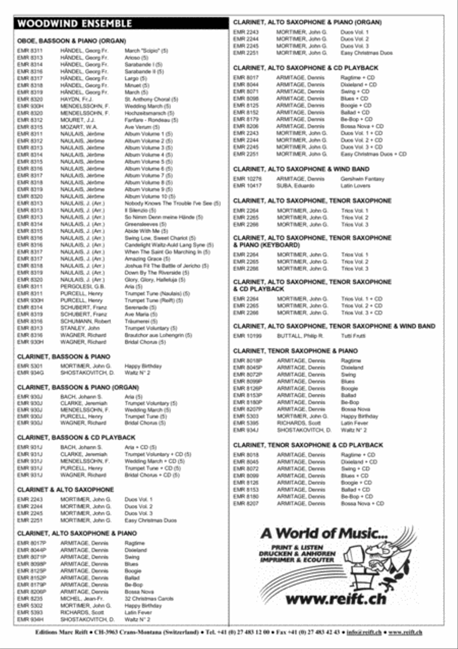 Joyful Christmas Joyful Christmas Woodwind Quartet scores gallery preview page 8