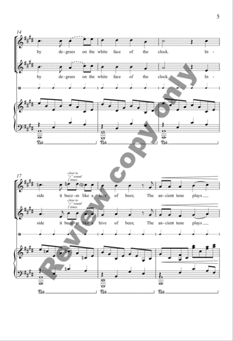 The Clock: (Zegar) The Clock: (Zegar) 2-Part scores gallery preview page 12