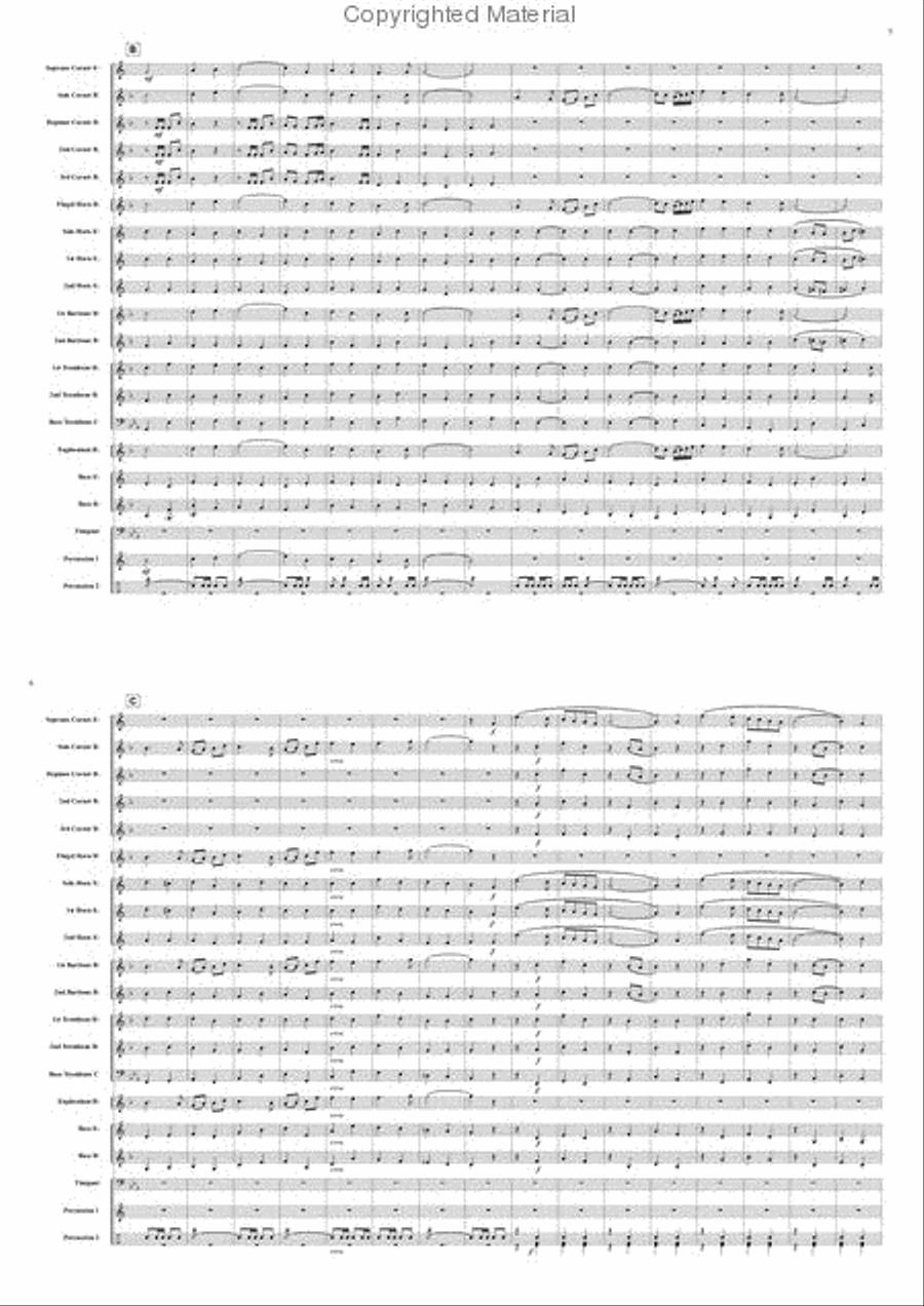 On Wings of Liberty On Wings of Liberty Brass Band scores gallery preview page 3