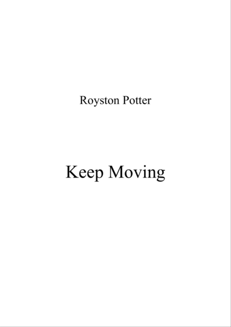 Keep Moving Keep Moving Piano Solo scores gallery preview page 1