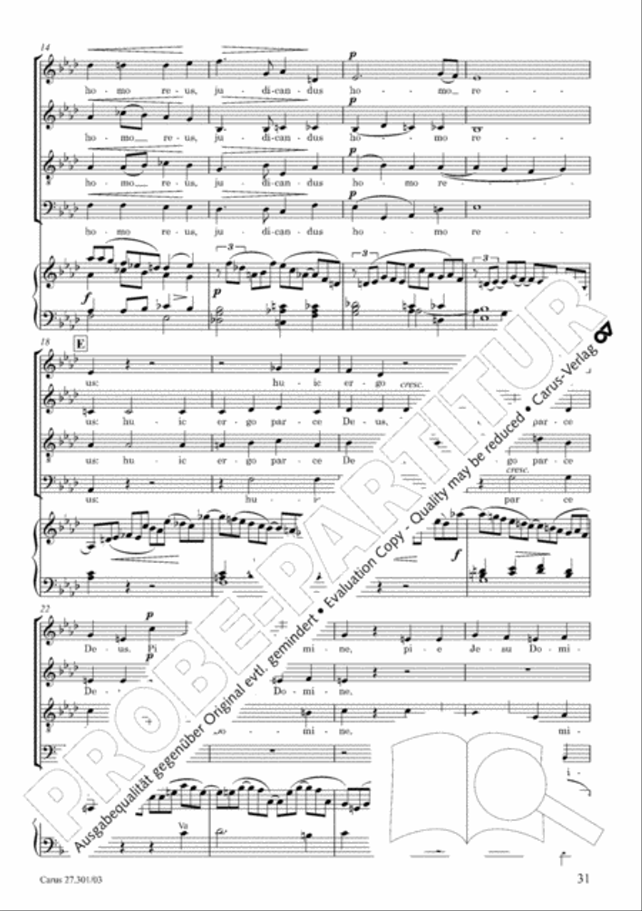 Requiem in F minor Requiem in F minor 4-Part scores gallery preview page 36