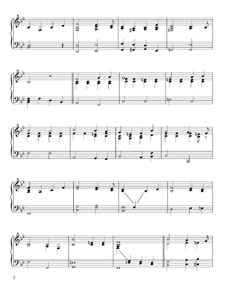 Caro Mio Ben Piano Solo scores gallery preview page 2