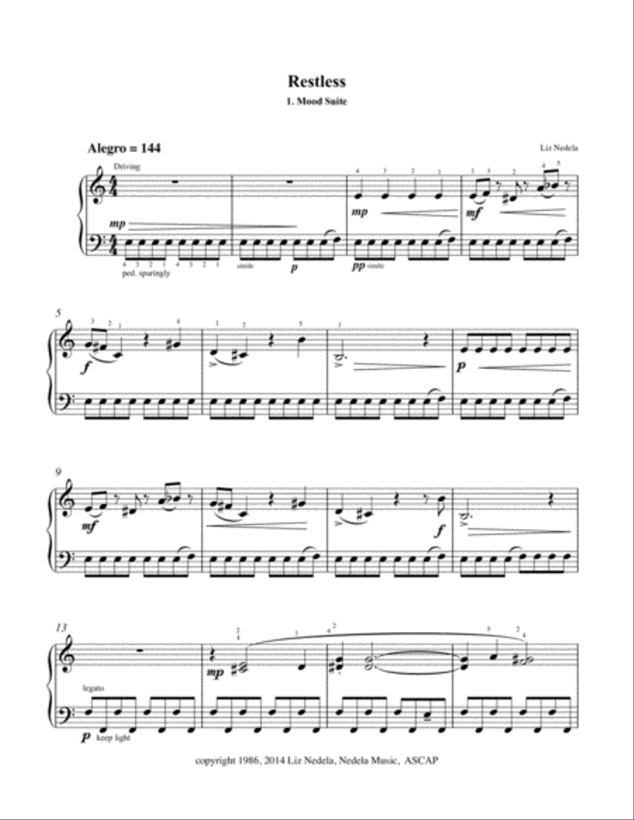 Mood Suite - Complete Score Piano Method scores gallery preview page 3