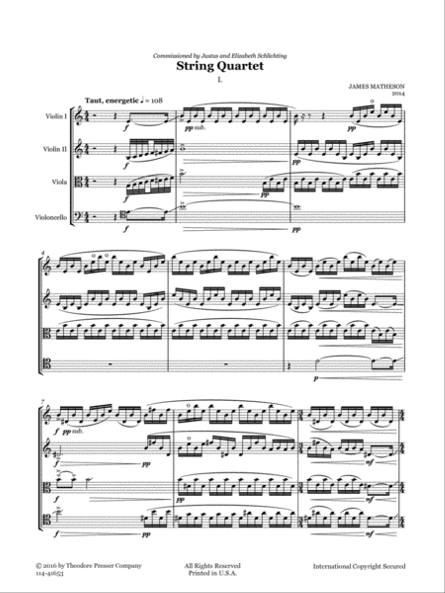 String Quartet String Quartet scores gallery preview page 2