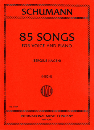 Book cover for 85 Songs