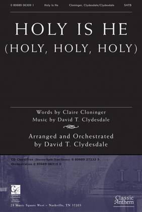 Book cover for Holy Is He - Orchestration