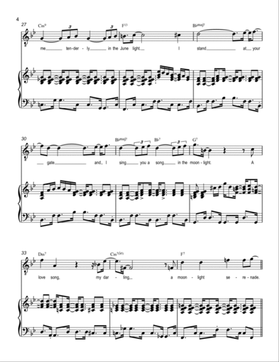 Moonlight Serenade Voice scores gallery preview page 4