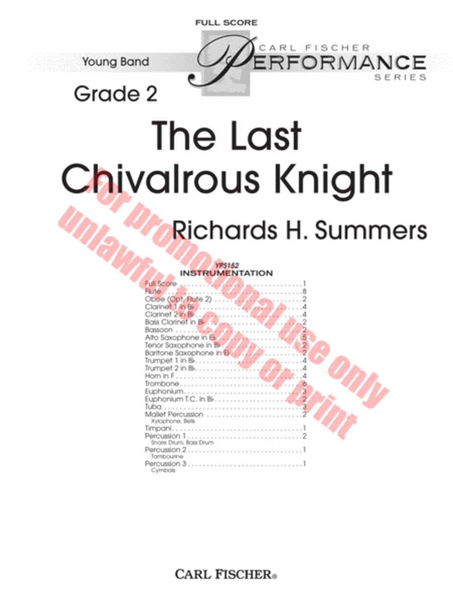 The Last Chivalrous Knight image number null