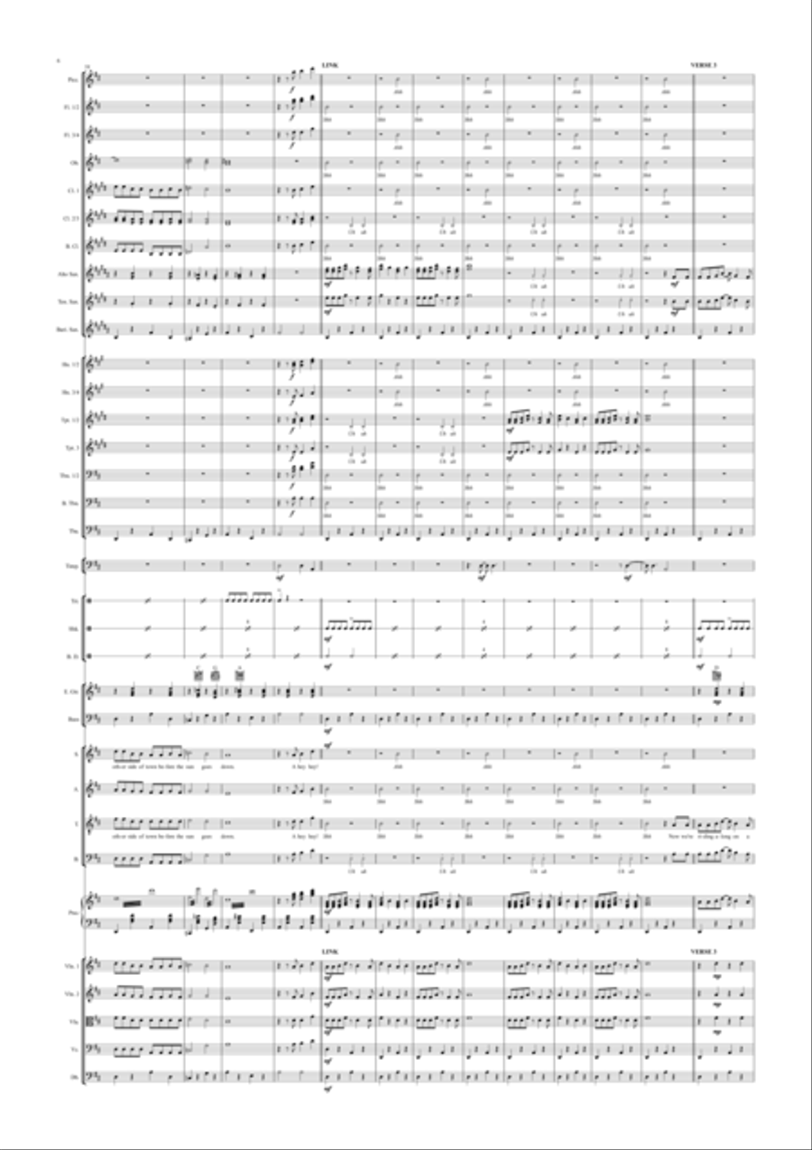 The Pushbike Song The Pushbike Song Full Orchestra scores gallery preview page 6