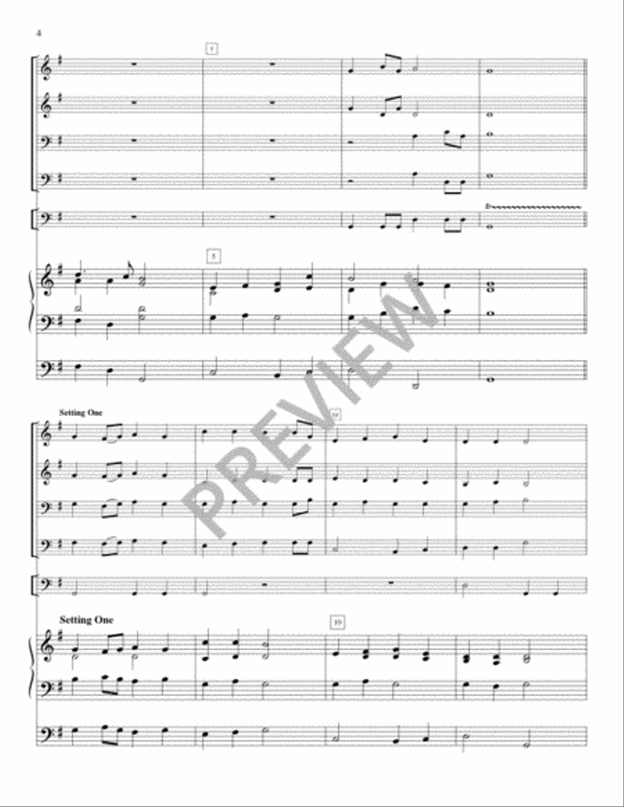 Festival Hymns for Organ, Brass and Timpani - Volume 8, General Trombone scores gallery preview page 6