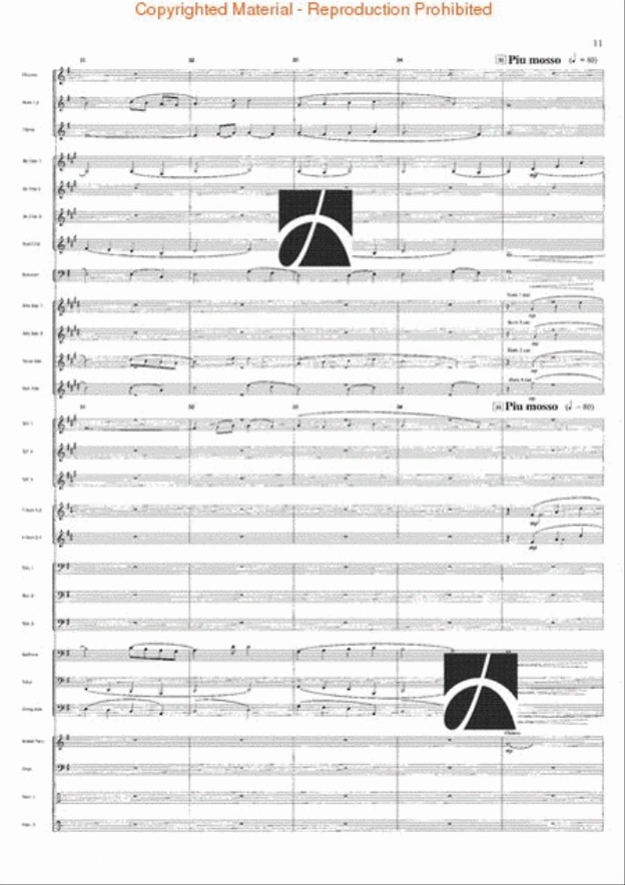 Westminster Carol Concert Band scores gallery preview page 8